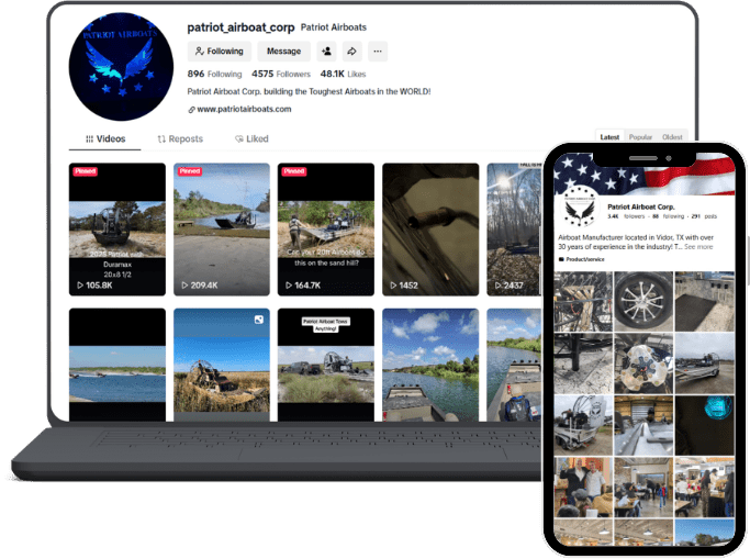 Patriot social media feed