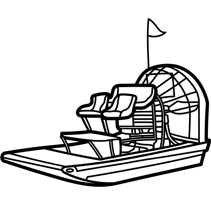 Airboat Hull Icon
