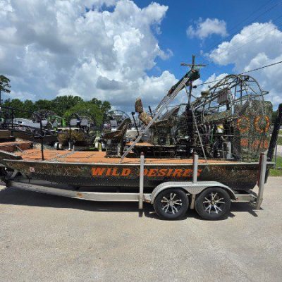 2017 Diamondback for Sale by Patriot Airboats (side view)